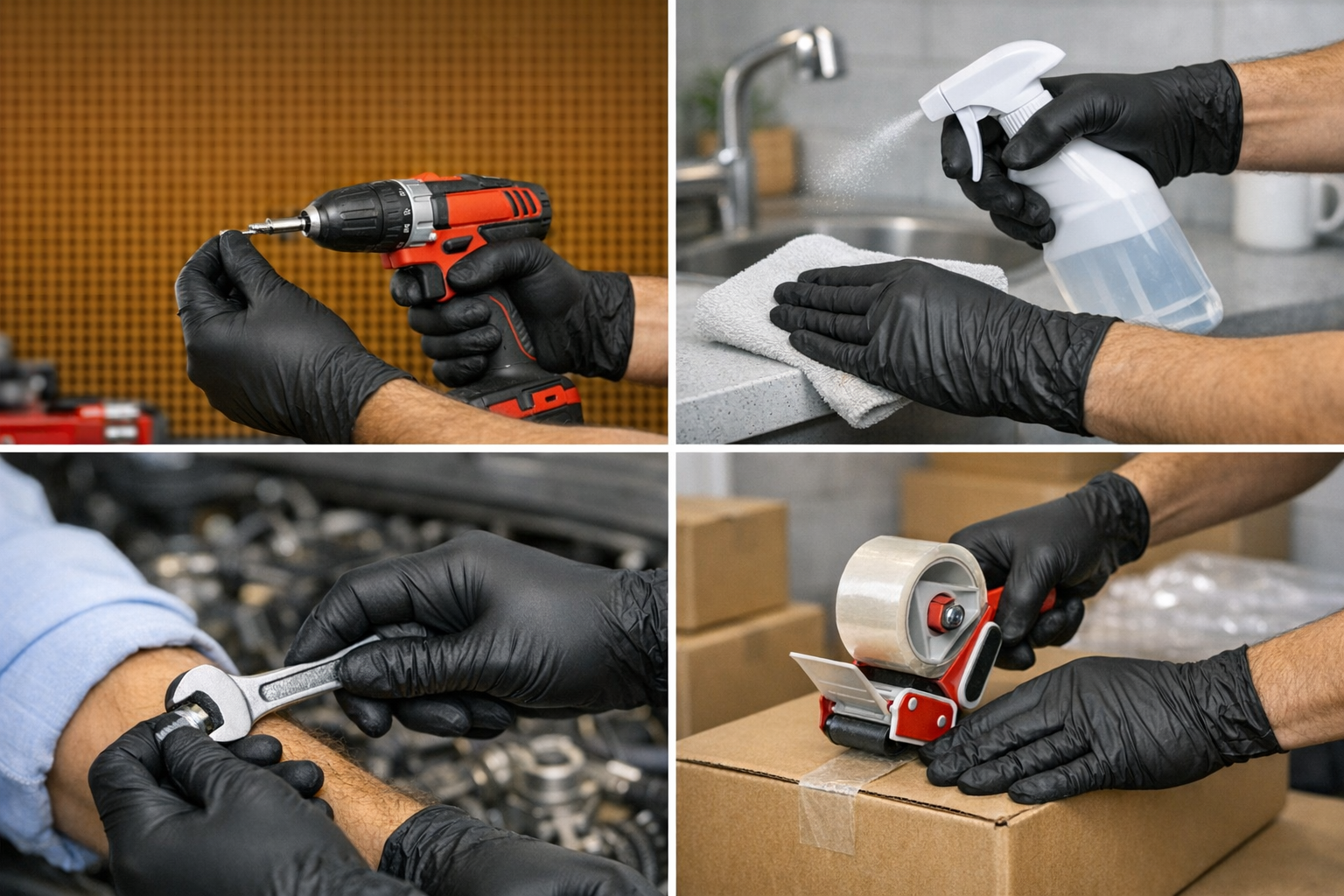 Nitrilhandschuhe Schwarz – Robust, Reißfest & Latexfrei