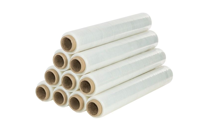 Vallian Hand-Stretchfolie 2 Rollen - 50cm Breit Für Umzug & Verpackung